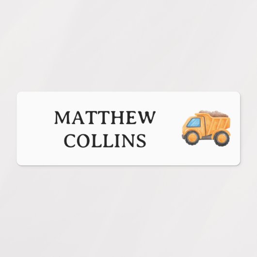 Waterdichte Gepersonaliseerde Naam Etiketten Bouw Labels (Design 1)