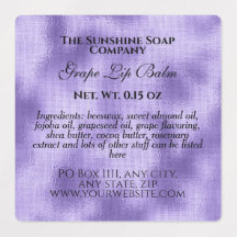  waterdichte geweven paarse folie zeep