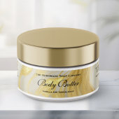 Waterdichte Gouden Ivoor Body Butter Pot Label 1 x