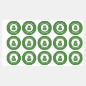 Waterdichte kikkernaamlabels voor schoolkamp labels (Vel)