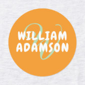 Waterdichte Kinder Monogram Naam Labels voor Kledi (Design 1)