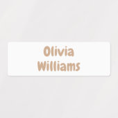 Waterdichte kinderopvang Terug naar School Kinder  Labels (Design 1)