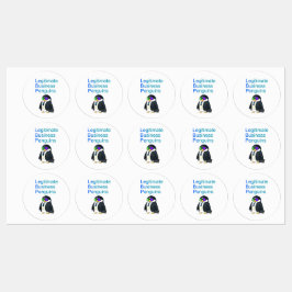 waterdichte Legitimate Business Penguins sticker