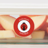 Waterdichte lieveheersbeestjes labels voor schoolk (Aangebracht)