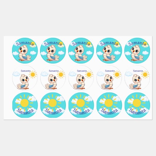 Waterdichte naamlabels voor baby's en kinderen labels (Vel)