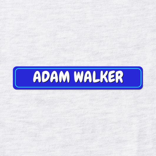 Waterdichte naamlabels voor kamp, school en kinder labels (Design 1)