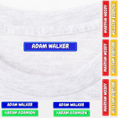 Waterdichte naamlabels voor kamp, school en kinder labels