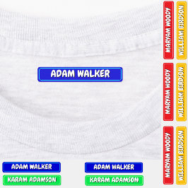 Waterdichte naamlabels voor kamp, school en kinder labels