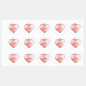 Waterdichte naamsticker, label, hart labels (Vel)