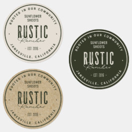 Waterdichte productetiketten | Rustic Rancher Labels