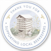 Waterdichte raam of deur imker honing Sticker (Voorkant)