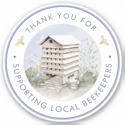 Waterdichte raam of deur imker honing Sticker (Voorkant)