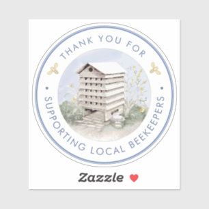 Waterdichte raam of deur imker honing Sticker