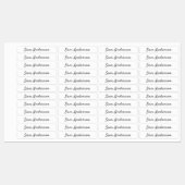 Waterdichte sticker naamlabels voor terug naar sch (Vel)