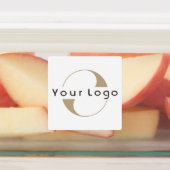 Waterdichte Stickers Bedrijf Logo Waterfles (Aangebracht)