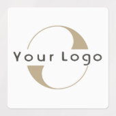 Waterdichte Stickers Bedrijf Logo Waterfles (Design 1)