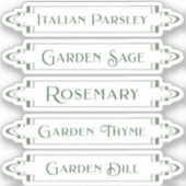 Waterdichte Stickers voor tuin- en tuinlabels (Voorkant)