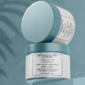 Waterdichte  Stijl Witte Cosmetica Jar Label Waterfles Etiket