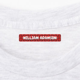 Waterdichte Stoffen Naamlabels Voor Kleding Met Pl Labels