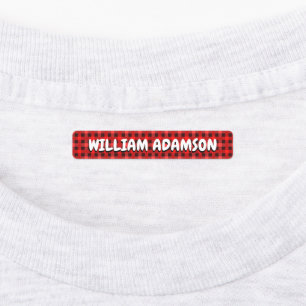 Waterdichte Stoffen Naamlabels Voor Kleding Met Pl Labels