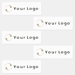 Waterdichte tickers Company Logo Water Fles Labels