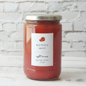 Waterdichte Tomatensaus, Marinara, Pasta Label Wijn Etiket