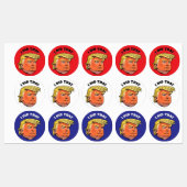 Waterdichte TRUMP stickers IK DEED DAT (Vel)