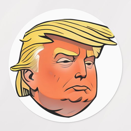 Waterdichte TRUMP-stickers Labels (Design 2)