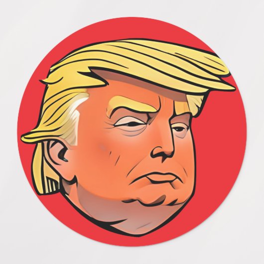 Waterdichte TRUMP-stickers Labels (Design 1)