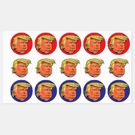Waterdichte TRUMP-stickers Labels