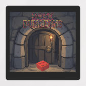 waterdichte vinyl Dark Dungeons sticker (Design 1)