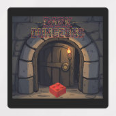 waterdichte vinyl Dark Dungeons sticker (Design 2)