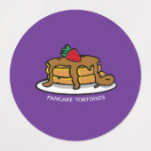 waterdichte vinyl pannenkoek schildpad sticker (Design 2)
