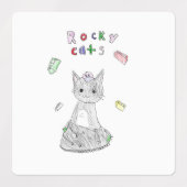 waterdichte vinyl Rocky Cats sticker (Design 1)