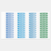 Waterdichte Waterverf Kinderopvang Naam Labels (Vel)