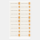Waterdichte zonnekleefbrief voor kinderen labels (Vel)