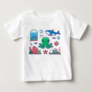 Waterdieren Baby Bodysuit Ocean Fun voor baby's