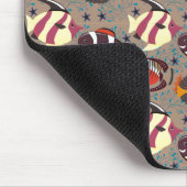 Waterdierenpatroon | oceaan onderwaterleven 41 muismat (Hoek)