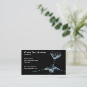 waterdistributie visitekaartje (Staand voorkant)