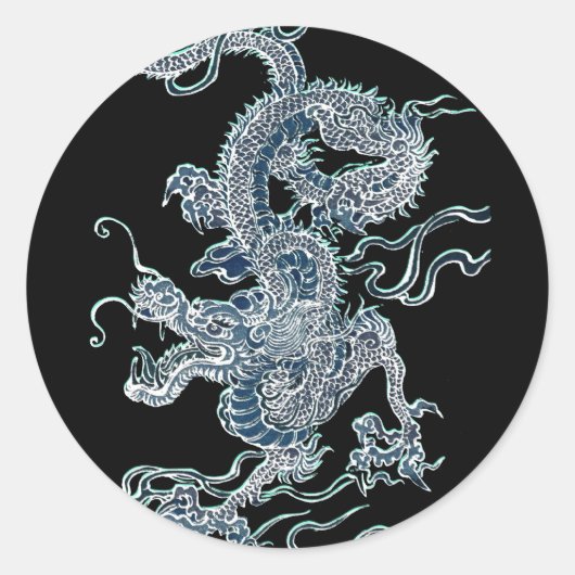 Waterdraak 2012 ronde sticker (Voorkant)