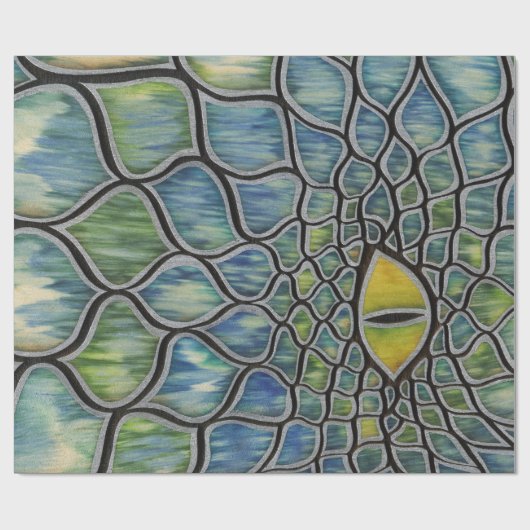 Waterdraak Cadeaupapier (Vlak)