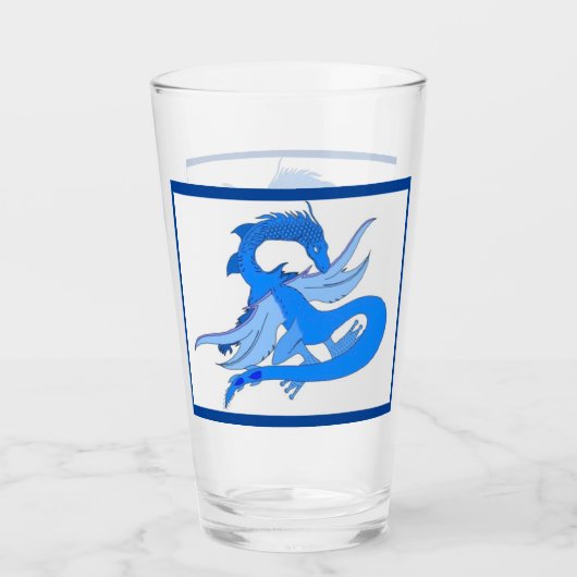 Waterdraak Glas (Voorkant)