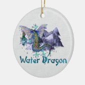 Waterdraak Keramisch Ornament (Links)