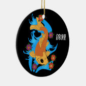 Waterdraak Koi Fish, siervisje Keramisch Ornament (Rechts)