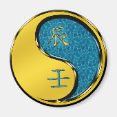 Waterdraak Magneet (Voorkant)