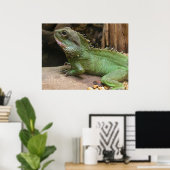 Waterdraak Poster (Thuiskantoor)