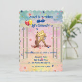 Waterdrager (jan 20 - feb 18) Rendy Birthday Kaart (Staand voorkant)