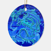 Waterdrakenversiering Keramisch Ornament (Links)