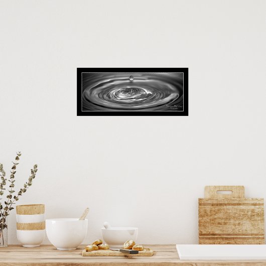 WATERDROP POSTER (Keuken)
