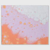 WATERDROPEN OP RODE OPPERVLAK CADEAUPAPIER (Vlak)